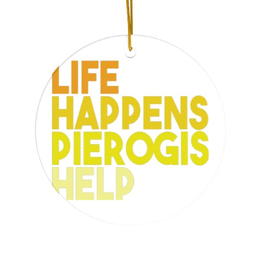 Pierogi Lover Polish Dumpling Pierogies Poland Ceramic Ornaments