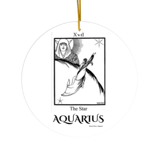 AQUARIUS 1080 x 1350 px Ceramic Ornaments