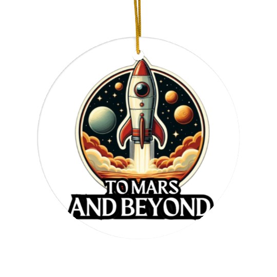 To Mars and Beyond Ceramic Ornaments
