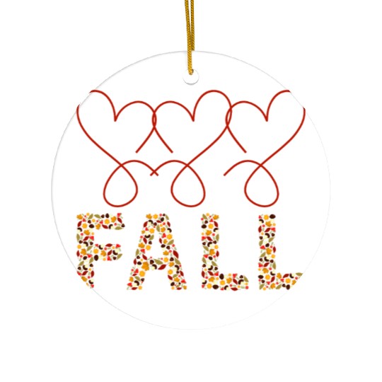 Fall Vibes Designs Ceramic Ornaments