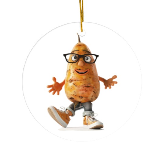 Sweet Potato Ceramic Ornaments
