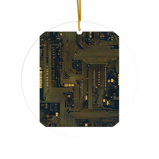 Computer Technician Repair Tech Engineer Motherboa Ceramic Ornaments