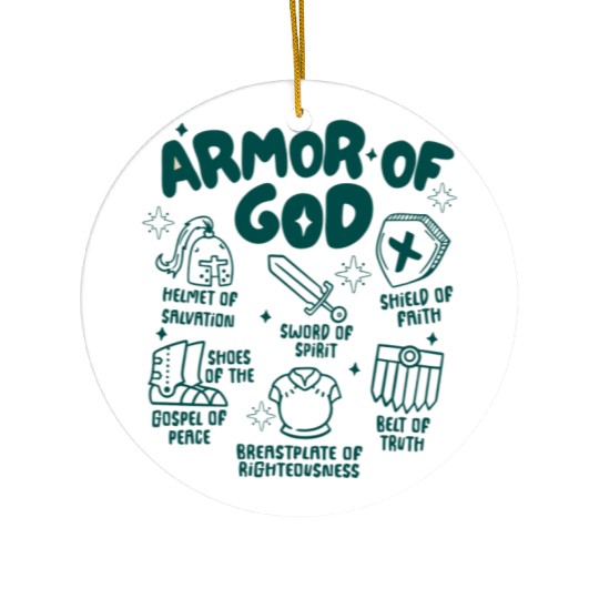 Armor of God Ceramic Ornaments