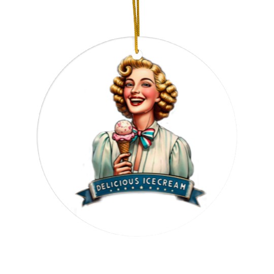 Ice-cream Ceramic Ornaments