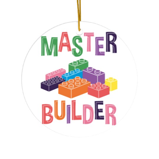 Blocks Children Imagination Creative Ceramic Ornaments