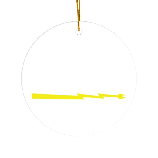 Electrician Electrical Engineer Lineman US Flag Ceramic Ornaments