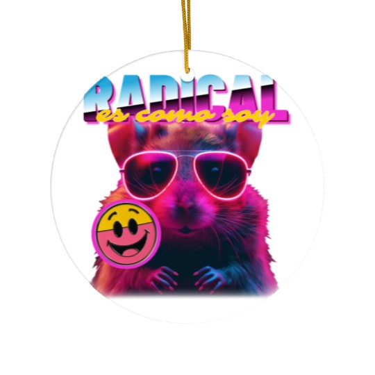 Hilarious "Radical es como soy" – Cheers to Comedy Ceramic Ornaments