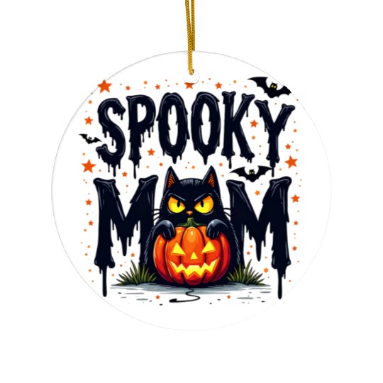 Spooky Season Ceramic Ornaments