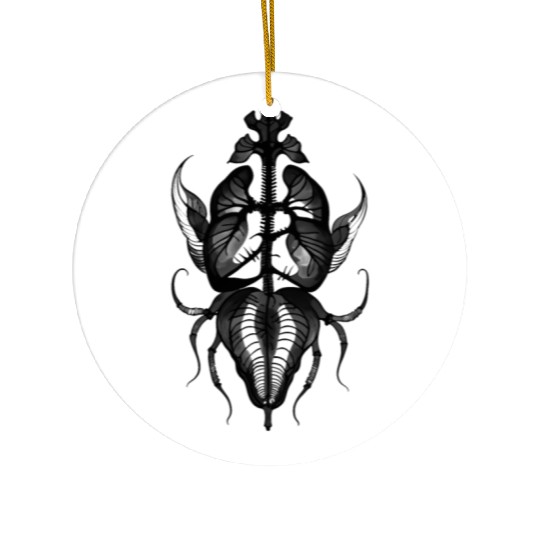 Surreal Insect Anatomy Ceramic Ornaments