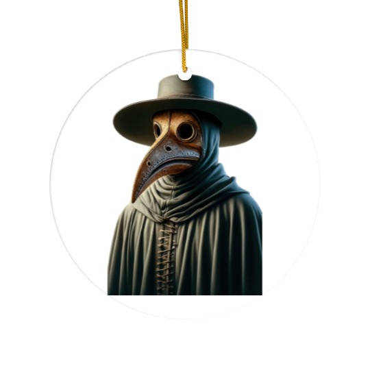 Plague Doctor Ceramic Ornaments
