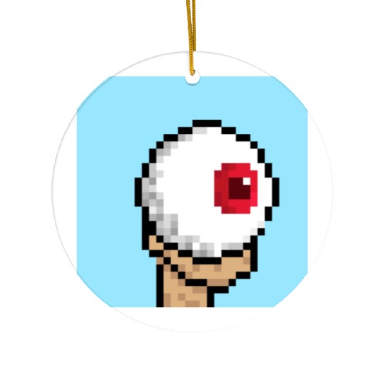 Pixel Big Brother Ceramic Ornaments