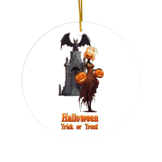 Trick or Treat Ceramic Ornaments