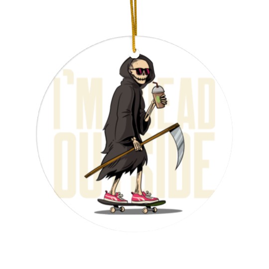 I'm Dead On Inside | Hilarious | Cheers to Comedy Ceramic Ornaments