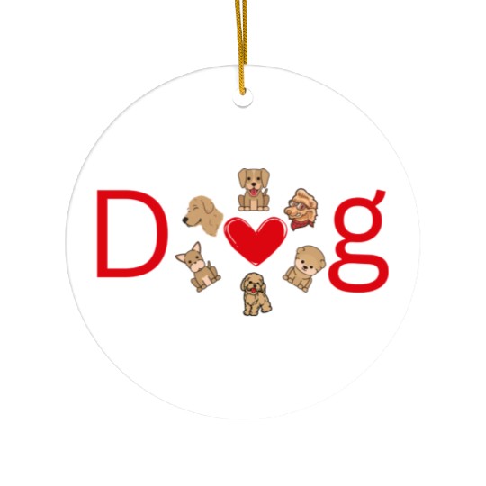 dog lovers Ceramic Ornaments