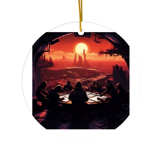 A Group of Rebels Ceramic Ornaments