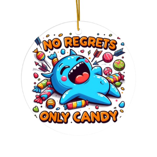 Disneyland No Regrets Only Candy Ceramic Ornaments