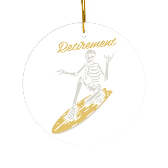 Retirement Plan Ceramic Ornaments
