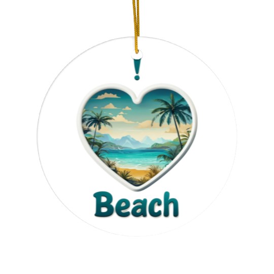 Tropical Serenity Ceramic Ornaments