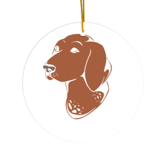 Best Dog Ever GSP Lover German Shorthaired Pointer Ceramic Ornaments