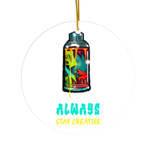Stay Creative Street Style Ceramic Ornaments
