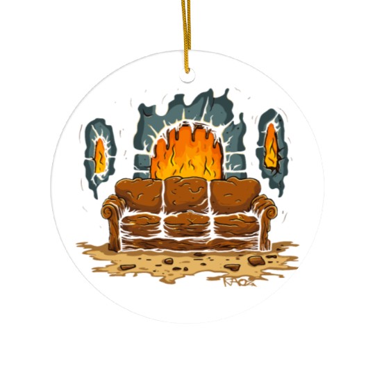 The Couch of Dungeon Hell Ceramic Ornaments