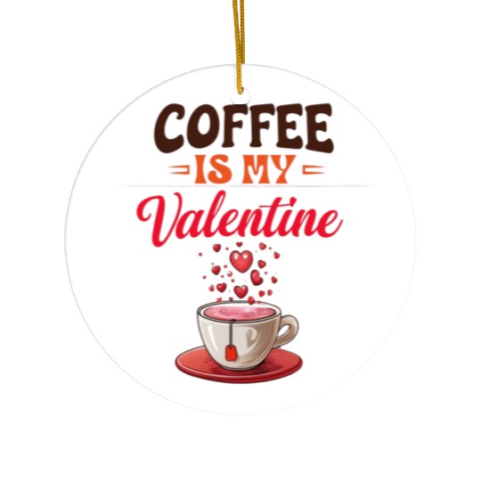 Caffeine Love Ceramic Ornaments