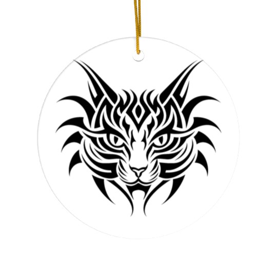 Cat Pet T Tattoo Ceramic Ornaments