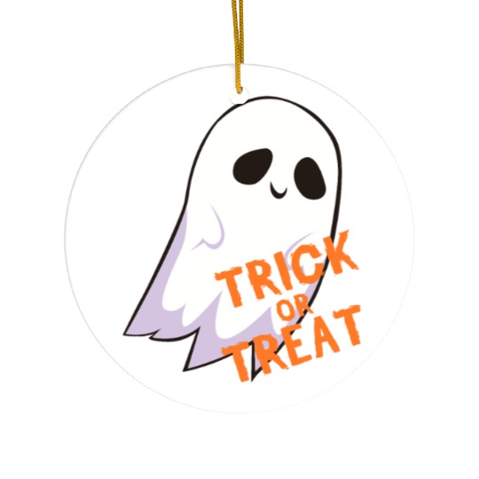 Trick or Treat Ceramic Ornaments