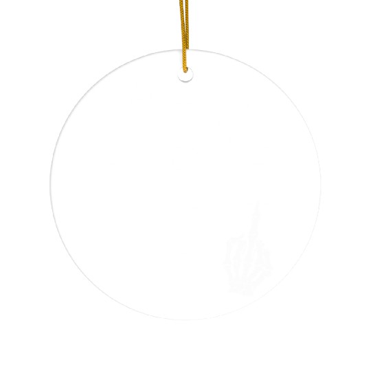 I Am 32 Plus Middle Finger - 33rd Birthday Ceramic Ornaments