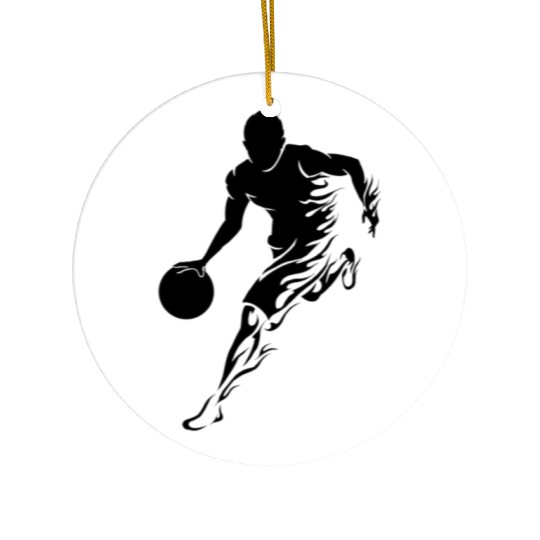 Basketball Ceramic Ornaments