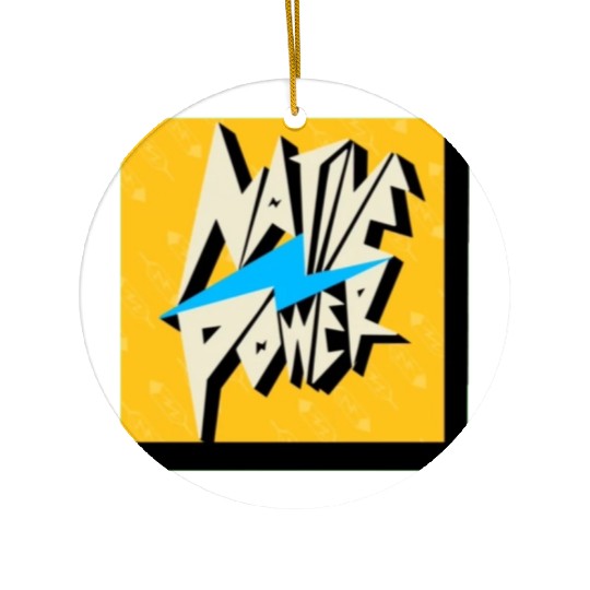 Indigenous People Logos Ceramic Ornaments