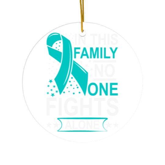 Wellness Collection - Family, No-one Fights Alone Ceramic Ornaments