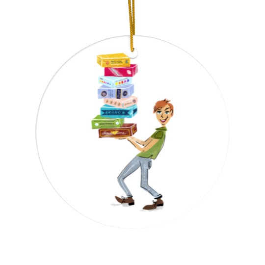 Board Game Fan Ceramic Ornaments