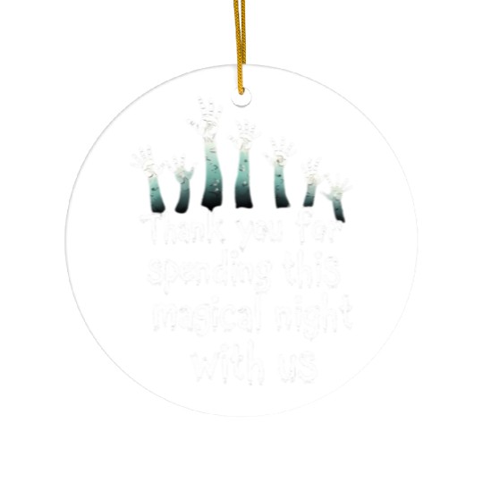 Zombie Hand Halloween Ceramic Ornaments