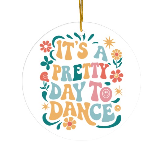 Dance Party Ceramic Ornaments