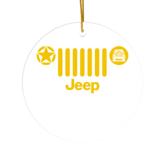 Jeep Go Anywhere Do Anything Ceramic Ornaments