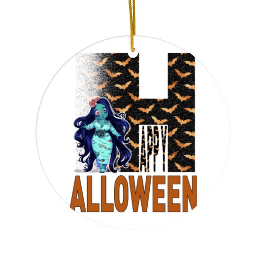 Happy Halloween 2024 Ceramic Ornaments