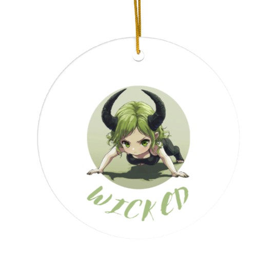 Active Rest for the Wicked Ceramic Ornaments