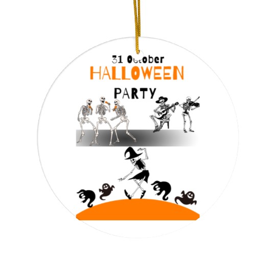 spooky season stuff Ceramic Ornaments