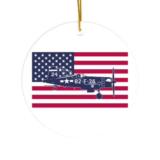 World War II American aircraft Ceramic Ornaments