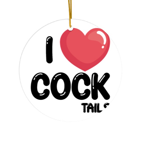 Funny I Love Cocktails 1 Ceramic Ornaments