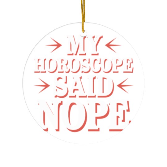 Astrology Skeptic Critical Thinking Ceramic Ornaments
