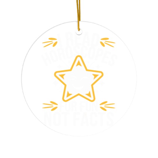 Astrology Skeptic Critical Thinking Ceramic Ornaments