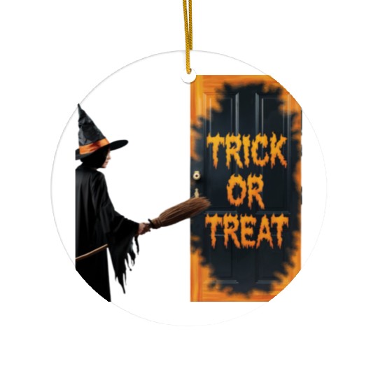 Witching Hour: Trick or Treat Ceramic Ornaments