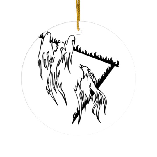 Phoenix bird Ceramic Ornaments