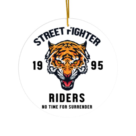 Street Fighter Riders Ceramic Ornaments