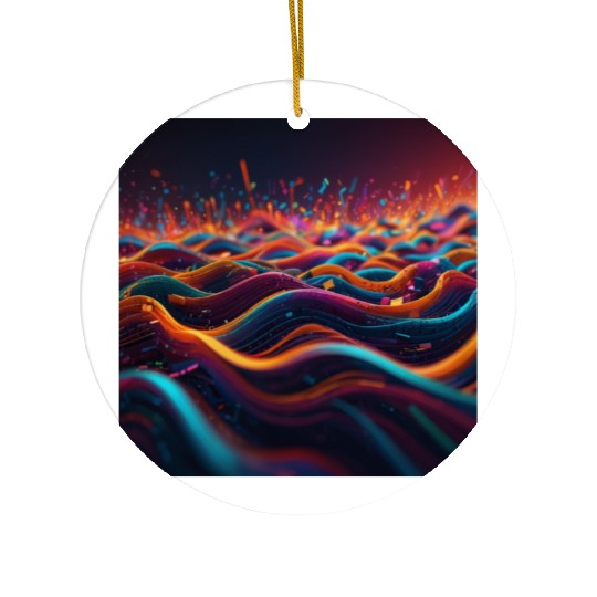 Leonardo Lightning XL Ceramic Ornaments