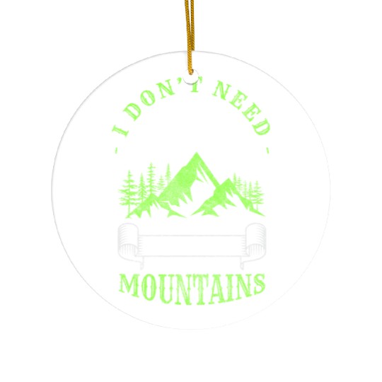 Mountaineering Mountain Hike Abseiling Ceramic Ornaments