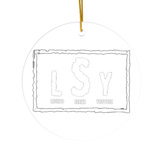 Legend Series Youtube Ceramic Ornaments