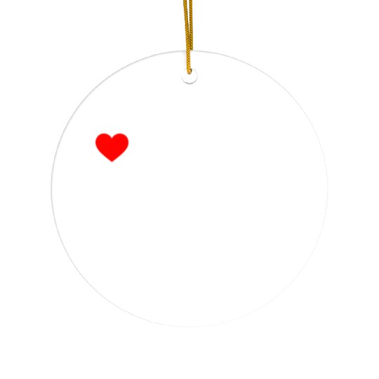 I Love My Girlfriend 1 Ceramic Ornaments